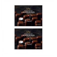 Chocolat Ammann King Dark Chocolate 쇼콜라 암만 킹 다크 초콜릿 12개입 2팩, 2개