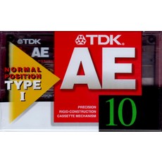 TDK 카세트 테이프 AE 10분 노멀TYPEⅠ
