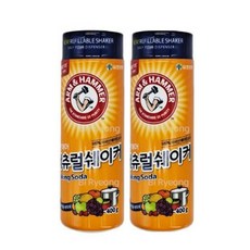 TORIMALL 1+1 암앤해머 내츄럴쉐이커 400g 베이킹소다 과일세척제, 1세트