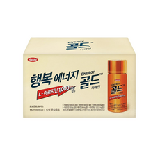 한미약품 에너지골드 카페인 피로회복 드링크, 10개, 100ml, 100g