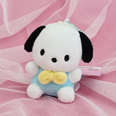 BSC 산리오 인형 미니 키링 가방고리, 포차코 미니키링 8cm, 1개 포차코 미니키링 8cm, 1개