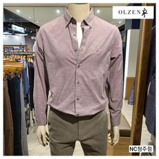 올젠 간절기 미니체크 셔츠 ZOA3WC1302 PK NC청주점 NC