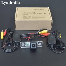 Lyudmila 무선 카메라 폭스 바겐 Tiguan 5N / Touareg 7L 2002 ~ 2014 자동차 후면보기 역방향 카메라/CCD 야간 투시경|차량 카메라|, 1개, 단일, 단일