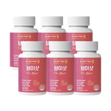 닥터바이투 브이샷 브로멜라인 파파인 효소 칼륨 600mg 60정, 6개 - 파파인효소