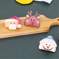 크리스마스 산타 반달떡만들기 14개분 요리 DIY키트 간식 돌봄 초등 유치원