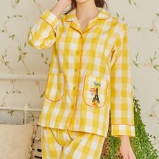 엘르 DP03 엘르격자체크 파자마 pj03161