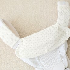 M4U 맘스포유 아기띠 힙시트 가슴 앞보기 침받이, 가슴침받이 단품 (무지), 1개