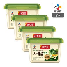 해찬들 사계절 쌈장, 1kg, 4개