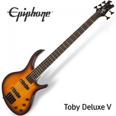 [프리버드] 에피폰 베이스 Toby Deluxe V VS, 단품, 1개