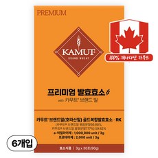 카무트 프리미엄 카무트 효소 캐나다 정품 30p, 6개, 90g