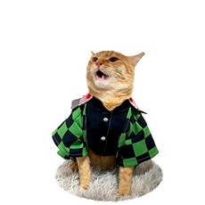 고양이 강아지 (Tanjiro Kamado)에 대 한 Yaiba 애완 동물 만화 의류 코스프레없는 애니이바 키 미츠, 본상품