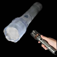 LED손전등 LED후레쉬 줌 기능 고휘도 캠핑렌턴 손전등기능 93000EA, 1개