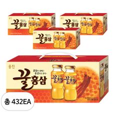 웅진 꿀 홍삼 혼합 음료, 180ml, 432개