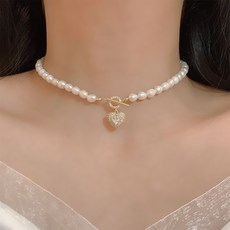 14k천연진주목걸이