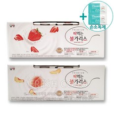 코스트코 남양 떠먹는 불가리스 85g x 16 딸기 or 복숭아 [아이스박스] + 사은품, 2.복숭아