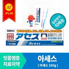 JPLAN 아세스아세스L 160g 잇몸 출혈 붓기 입냄새 치약, 아세스 160g