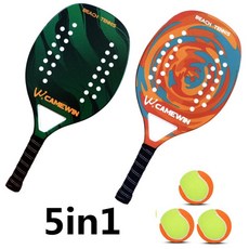 라켓 그립 테니스 스쿼시 베드민턴 재고 있음 3가지 색상 전체 네트에서 가장 저렴한 가격의 전문 비치 . 탄소 섬유 EVA 탄성 소재, 노란색 - 녹색-5in1
