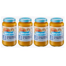 babylove 베이비러브 8개월 아기 토마토 소스 햄 누들 이유식 220g 4병, 1세트
