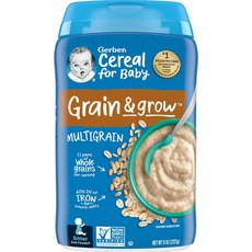 Gerber 멀티그레인 시리얼 227g(8oz), Gerber 멀티그레인 시리얼 227g8oz, 227g, 1개