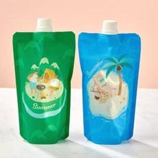 오누이상회 띵파우치 지퍼 투명 스파우트 파우치 음료팩 주스용기 150ml 200ml 300ml, 40매