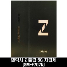삼성 갤럭시 Z 플립 5G 자급제 SM-F707N /미개봉 새제품/자급제폰/언락폰(W), 브론즈