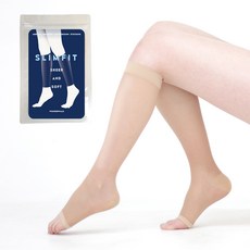 원더워크 슬림핏 의료용 압박스타킹 무릎형 발트임, 1개