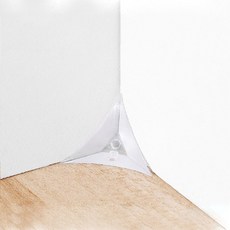 MTI182628투명 마감재/코너/구석/마감/먼지/책상/데스크/공부/독서실/도서관/사무실 코너구석, 1세트 (50개)
