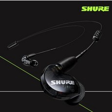 SHURE 슈어 SE215-BT2 블루투스 무선이어폰 인이어 블루투스이어폰, 블랙