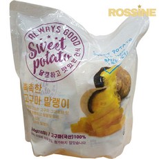 촉촉한 고구마 말랭이 쇼핑의 마침표 – 한울푸드 촉촉한 고구마 말랭이 60g x 10입, 600g, 1개 리뷰