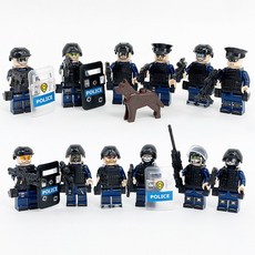 요고요 블록 미니피규어 밀리터리 시리즈, 경찰 특공대