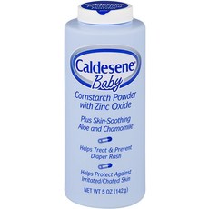 Caldesene 베이비 옥수수 전분 분말과 산화 아연 5 온스 6 개들이 팩, One size
