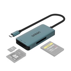 Coms USB C타입 카드리더기 SD TF CFexpress B타입 FW033