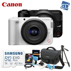 [캐논 정품] EOS R50 V + 14-30 STM PZ KIT +512GB 패키지 /ED, 02 캐논 R50 V(화이트)+14-30킷 패키지 02 캐논 R50 V(화이트)+14-30킷 패키지