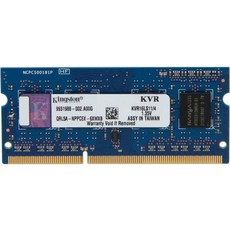 Kingston Technology Corp. 킹스턴 4GB 204핀 DDR3 SO DIMM DDR3L 1600 (PC3L 12800) 노트북 메모리 모델 KVR16LS11 4, 1개