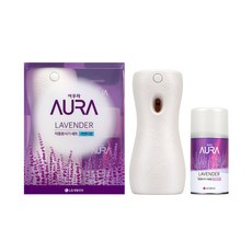 AURA 자동분사 기기+라벤더1, 1세트, 280ml - 아우라dvr