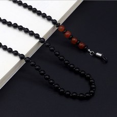 royal goods for+ 천연마노 아게이트 준보석 6mm 비즈 안경줄 염주 마스크걸이 체인안경줄 W70EC0E