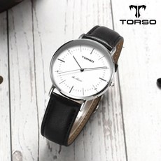 TORSO 토르소 T41L 더클래식 쿼츠 커플 워치 남여 가죽 손목 시계