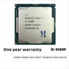 인텔 코어 i5-9400F i5 9400F 2.9 GHz 6 스레드 CPU 65W 9M 프로세서 LGA 1151, 한개옵션0