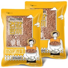 한끼농산 브라운렌틸콩 슈퍼푸드, 2kg, 2개