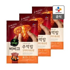 [제일제당] (CJ )비비고 구워낸주먹밥김치치즈볶음밥500gX3, 상세 설명 참조