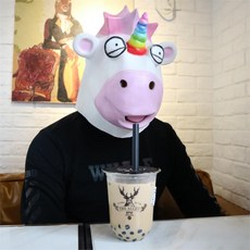 오유소프트 마난 포잭 애니메이션 가면머리띠 넥 쿠소 말 헤어액세서리 하객 퍼포먼스