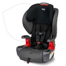 Britax Grow with You 하네스-2-부스터 카시트 2-in-1 하이 백 부스터 빠른 조정 5점 하네스 모드 블랙, 1개