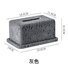 현무암 티슈박스 화장지 케이스 제주도st, 개, a
