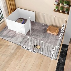 애완견 인클로저 집 사육장 실내 소형견 테디 울타리 격리 문짝, 1.SLH150, A.diy cage, 1개