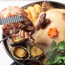 맛도란 몸보신 해신탕 국내산 닭 문어 전복 왕새우 밀키트 복날 보양식 1.7kg