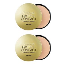 맥스 팩터 10호 파스텔 컴팩트 파우더 21g 2팩 MAX FACTOR Compact powder pastel pastel 10 21 g, 2개