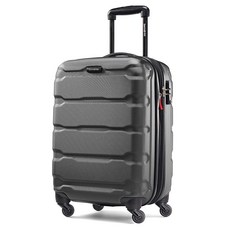 Samsonite 옴니 PC 하드사이드 익스팬더블 캐리어 스피너 휠 블랙 2피스 세트 (20/24), Carry-On 20-Inch, 1개
