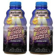 Hollywood 할리우드 48시간 주스 947ml(32floz) 2병 48 Hour Miracle 2Pack
