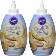 Wilton White Cookie Icing Set 2-Count 윌튼 화이트 쿠키 아이싱 세트 2개입