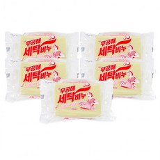 마켓라임 폐식용유비누 재활용 옛날 손빨래 무공해 비누 5개, 무공해 세탁비누 5개